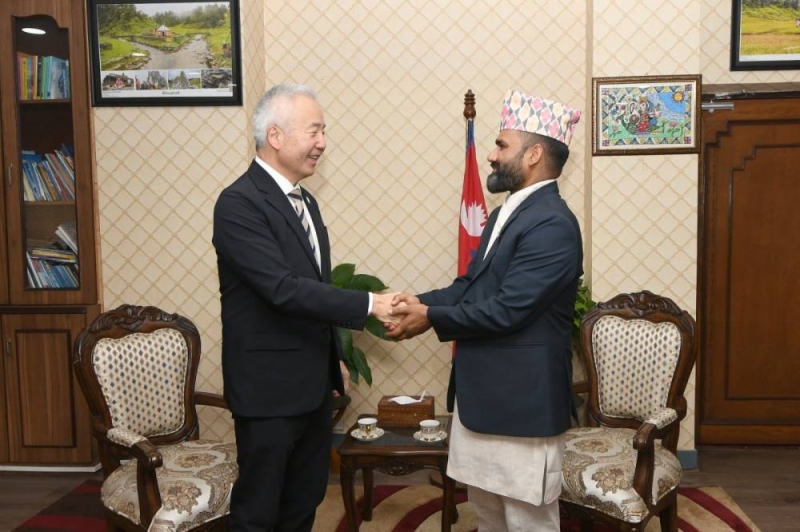 Tourism Minister Paudel holds talks with envoys of China, Japan and Lithuania - The Himalayan Times - Nepal's No.1 English Daily Newspaper