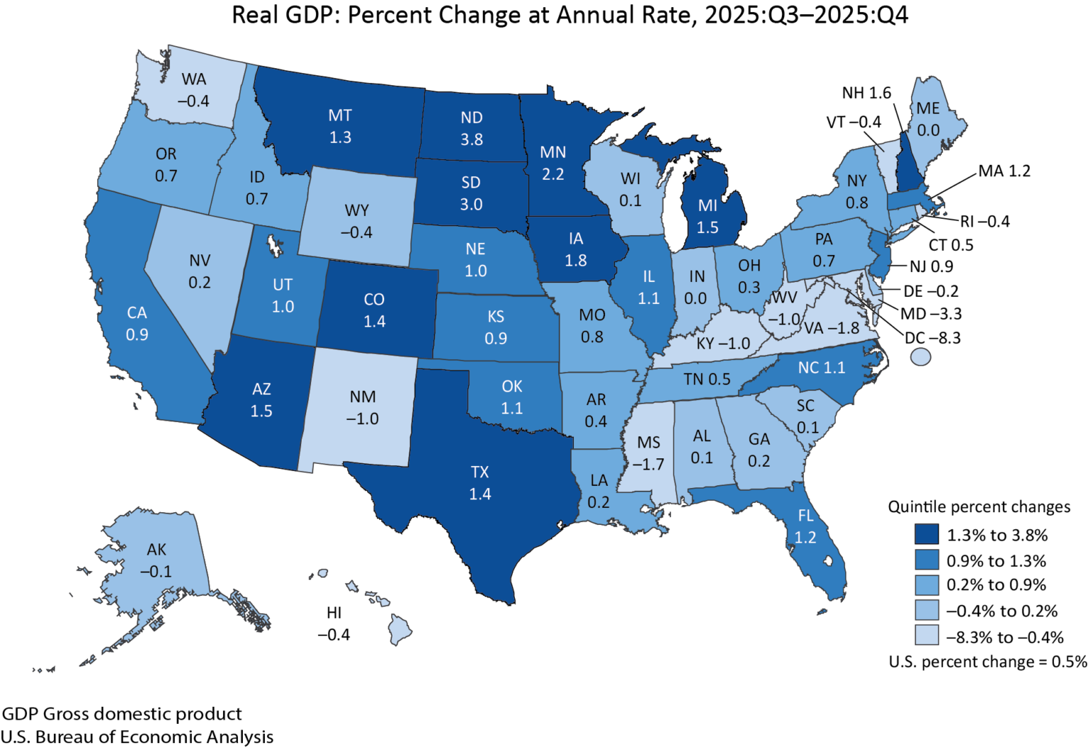 CT 4Q GDP growth slowed; state economy grew 2.4% in 2025 CT 4Q GDP growth slowed; state economy grew 2.4% in 2025