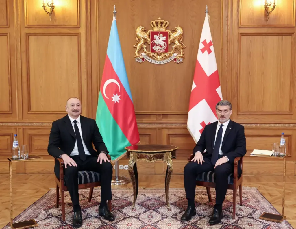 Azerbaijani, Georgian presidents hold one-on-one meeting in Tbilisi