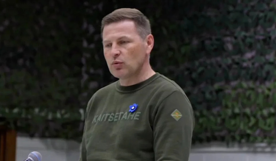 Estonian Defence Minister Hanno Pevkur <span class="copyright">Photo: Ukraine’s Defence Ministry</span>