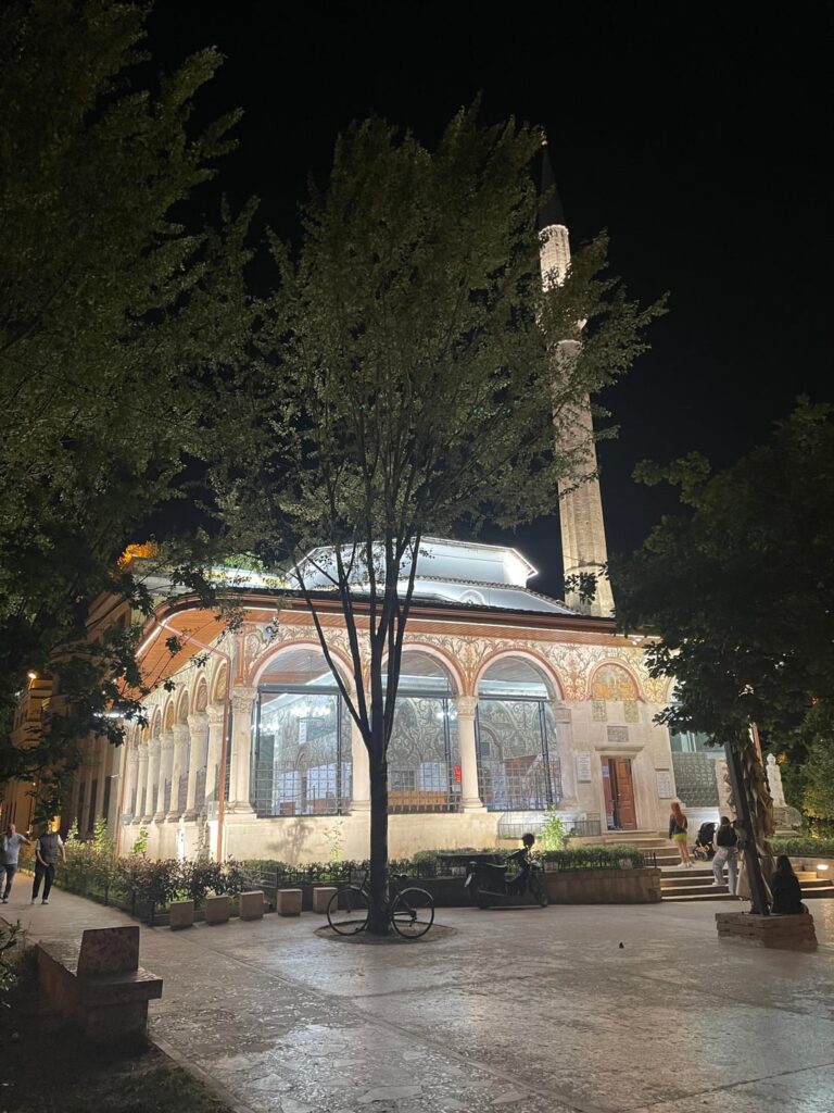 Night photos from Tirana