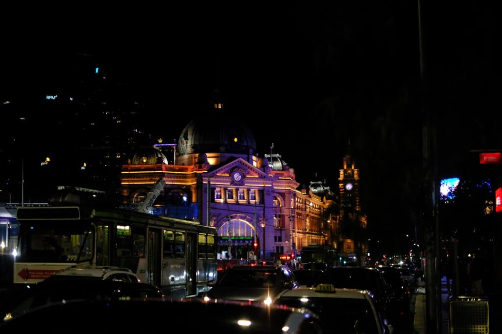 evening in the city today
