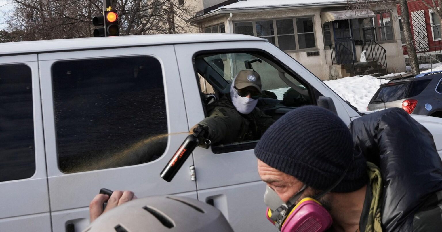 A Protester Threw a Snowball. Federal Agents Responded With Tear Gas and Pepper Balls.