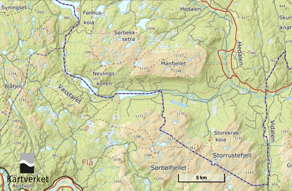 Does anyone know why the little Aurdøla pocket valley is so empty?