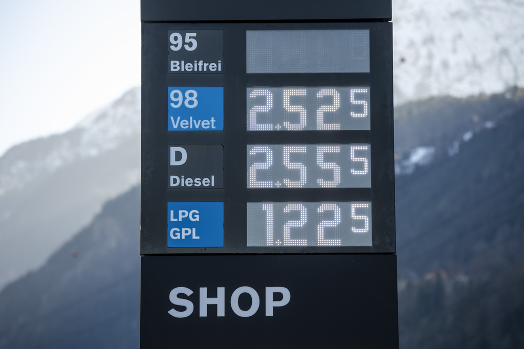 How much does fuel cost in Switzerland after the latest increase