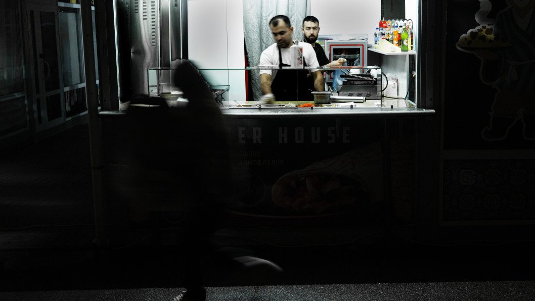 Kyiv Streets After Dark as Russian Strikes Cause Nationwide Blackouts—In Photos