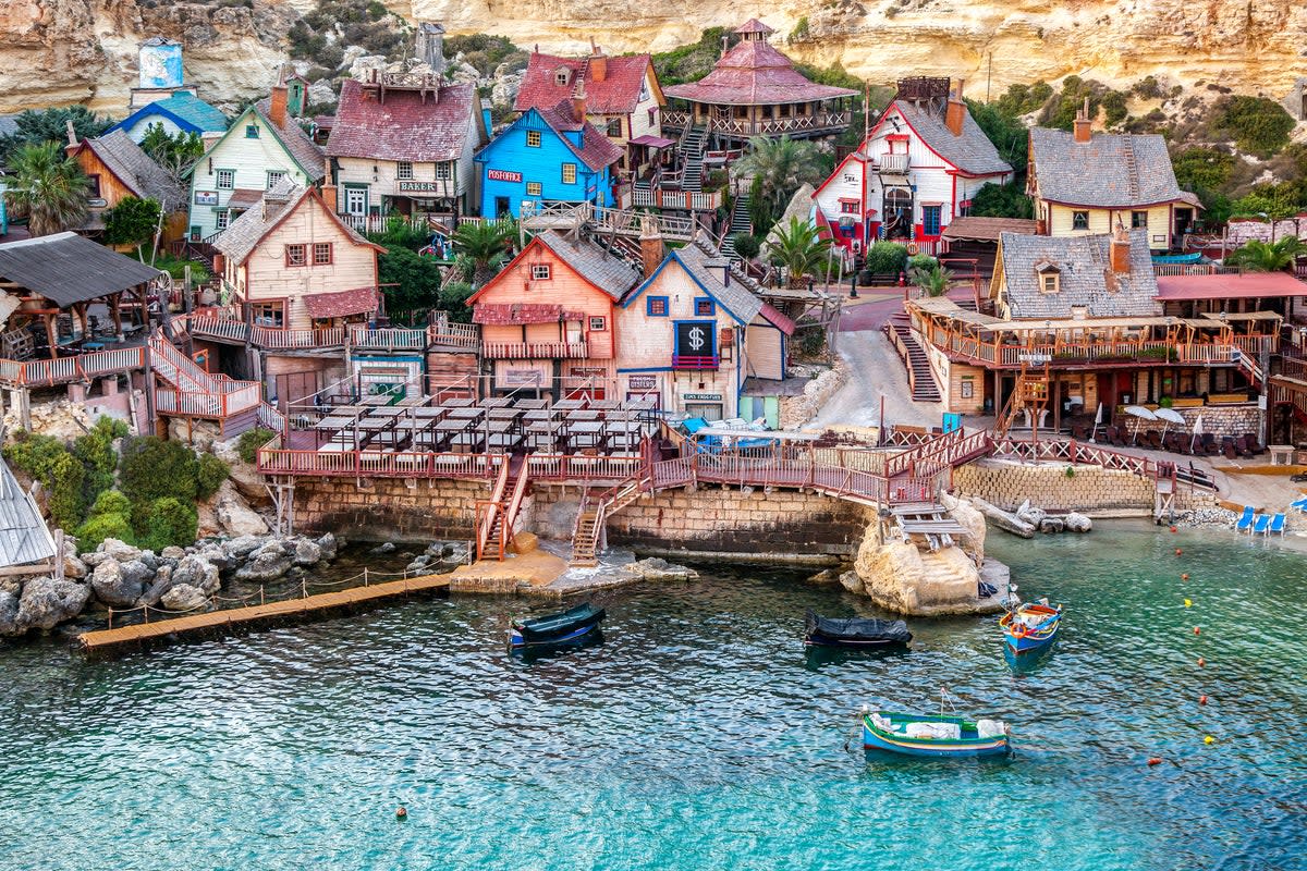 Popeye Village, a former movie set, is one of Malta’s most distinctive attractions (Getty/iStock)