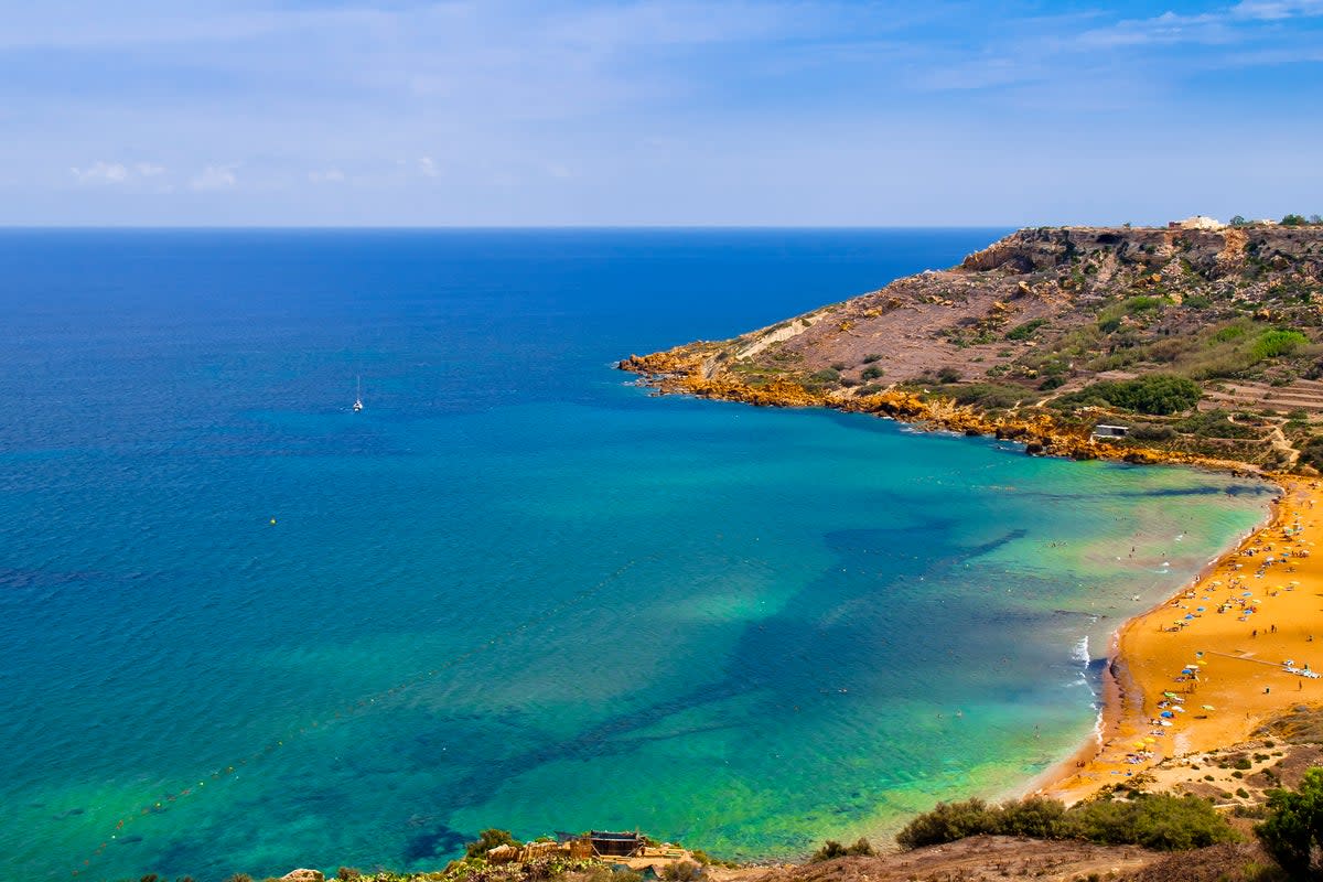 Ramla Bay on Gozo is a great beach-day option for families (Getty/iStock)