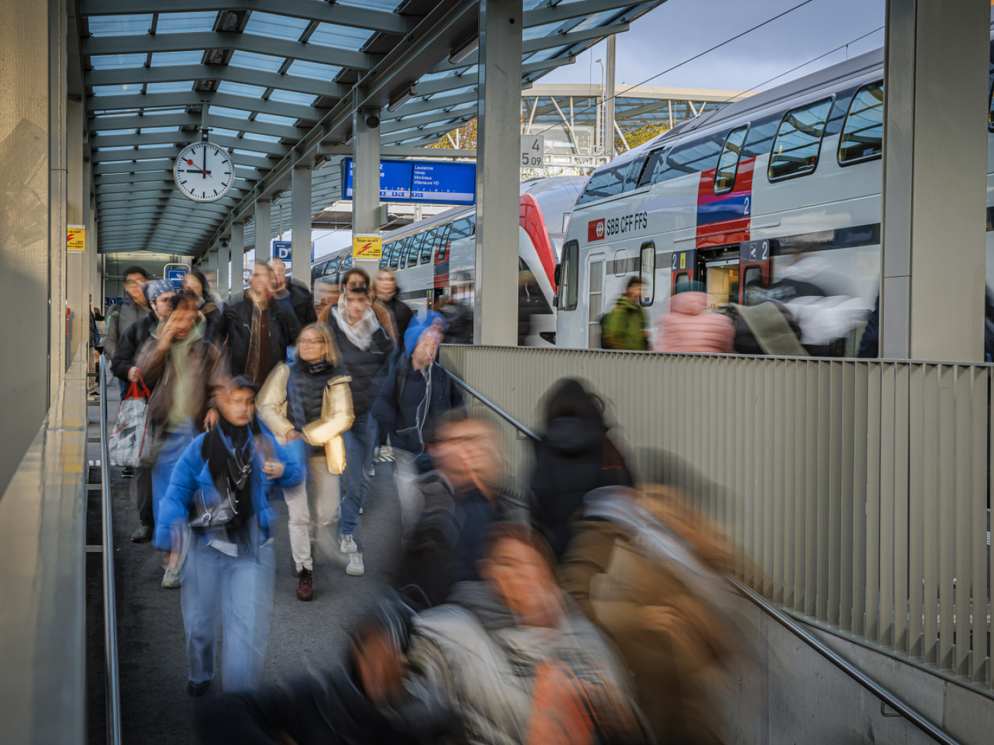 The Swiss Federal Railways set a record for passenger numbers in 2025