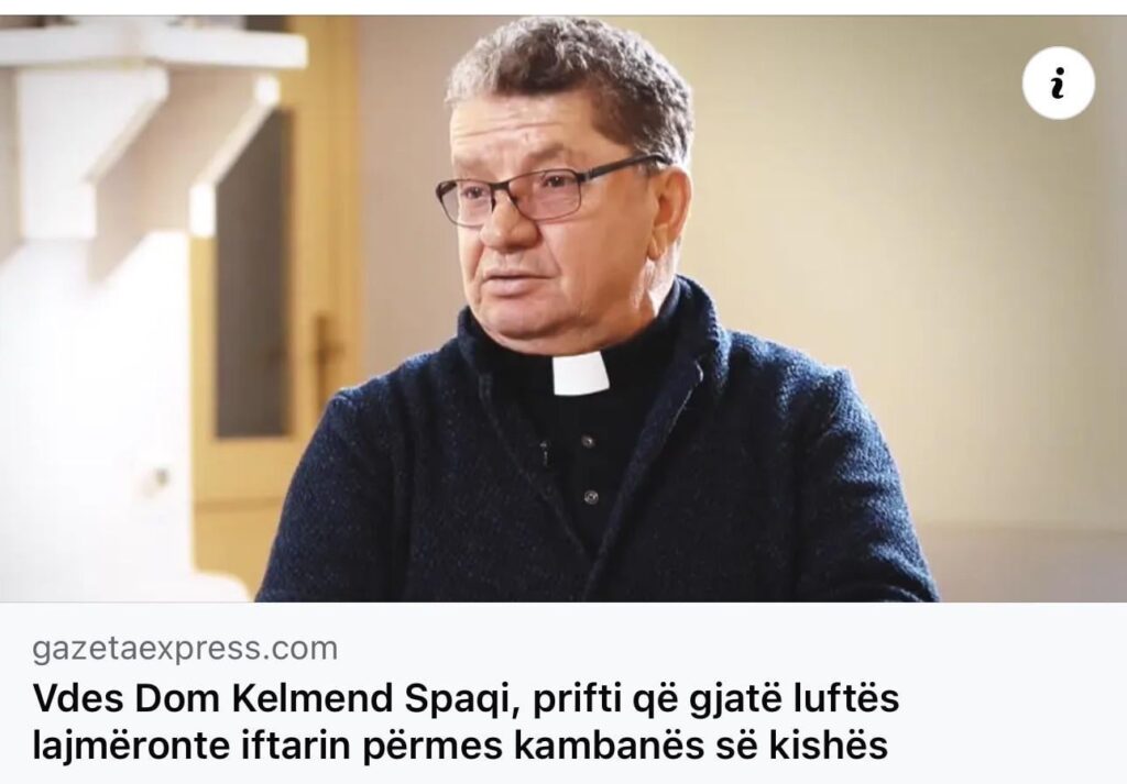 Interfaith harmony makes us who we are 🇦🇱🇽🇰 May God have mercy on him