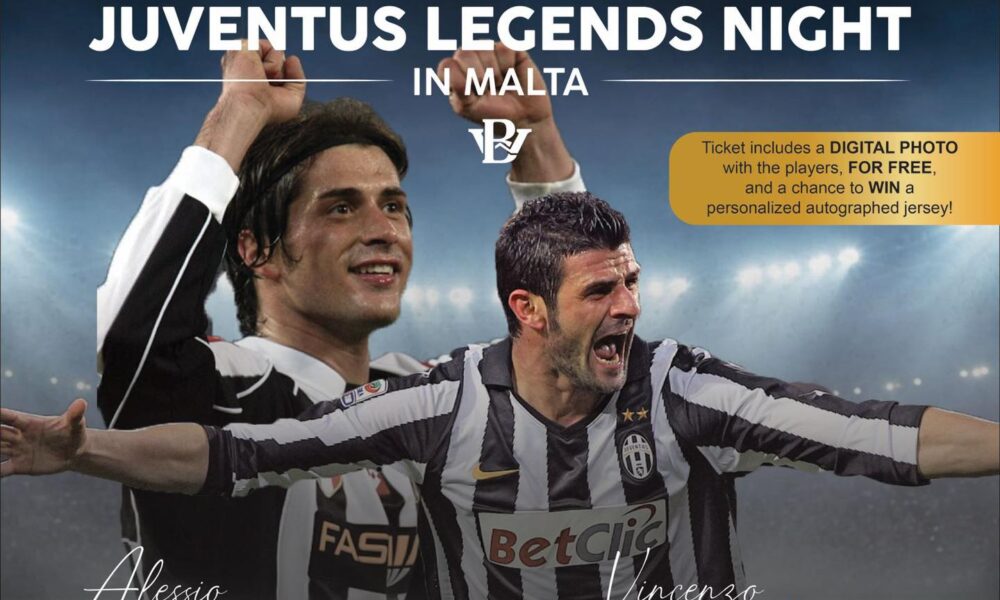 Black & White Podcast brings ex-Juventus players Tacchinardi, Iaquinta to Malta