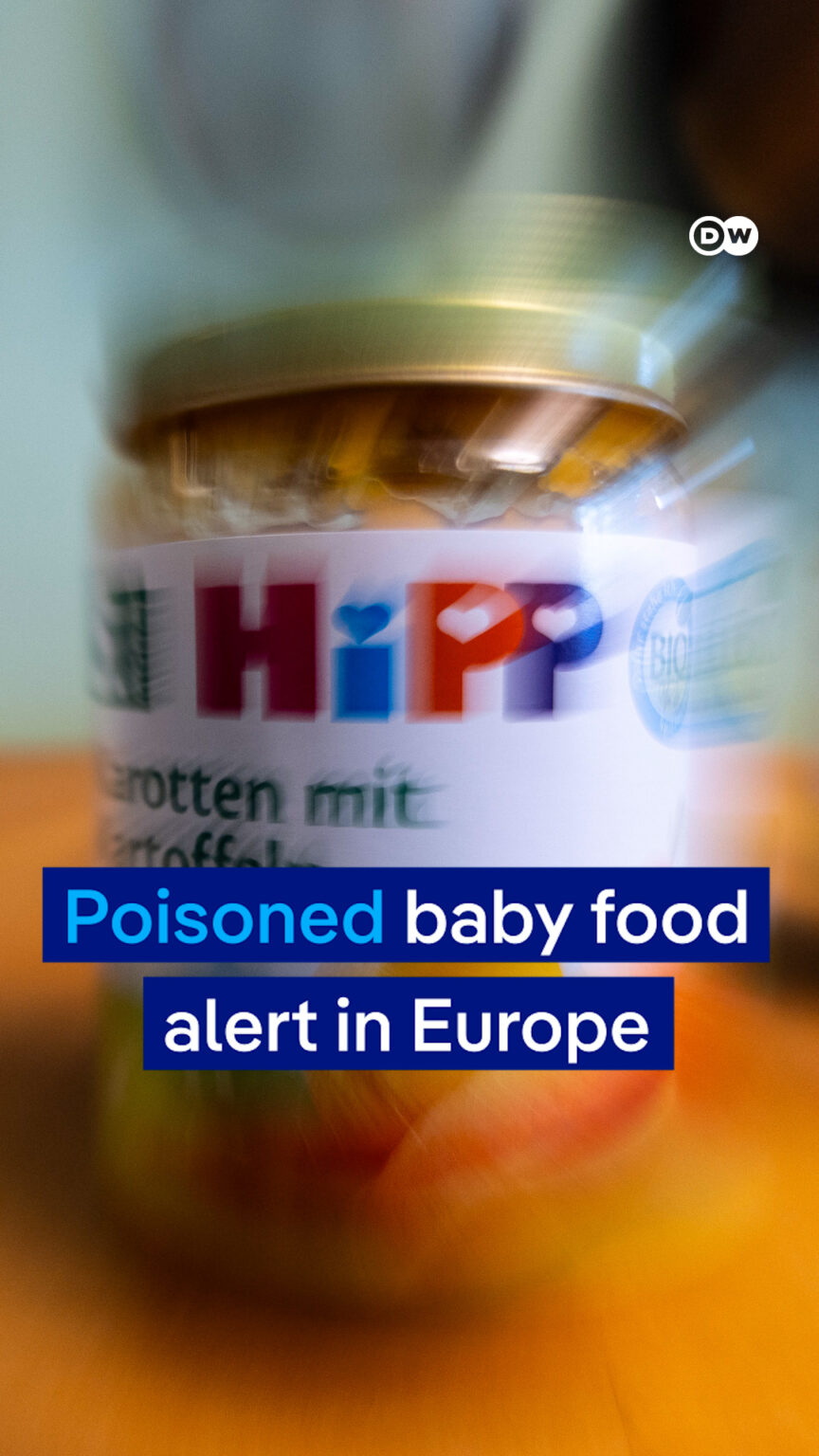 A massive recall of HiPP baby food products is underway across Austria, Slovakia, and the Czech Republic after authorities found rat poison in jars manufactured by the Swiss‑German company. Samples from all three countries tested positive. Investigation is underway. #dwbusiness