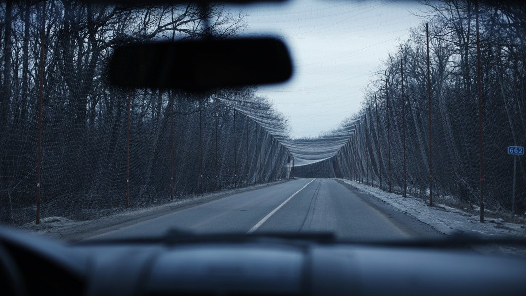 30 Kilometers From Ukraine’s Front, Nets Go Up Before Russian Drones Arrive