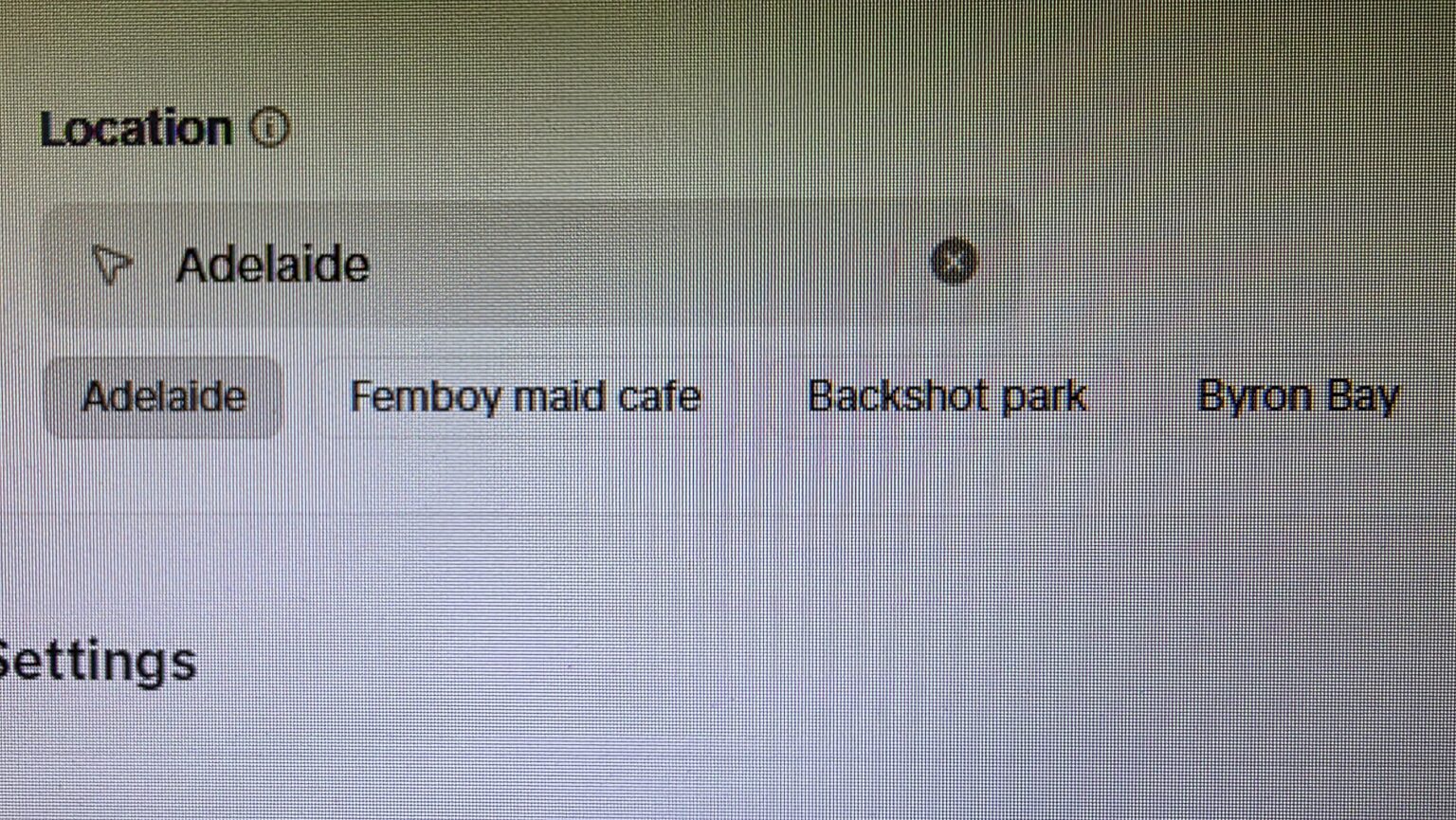 TikTok has some unusual suggestions for locations in Adelaide