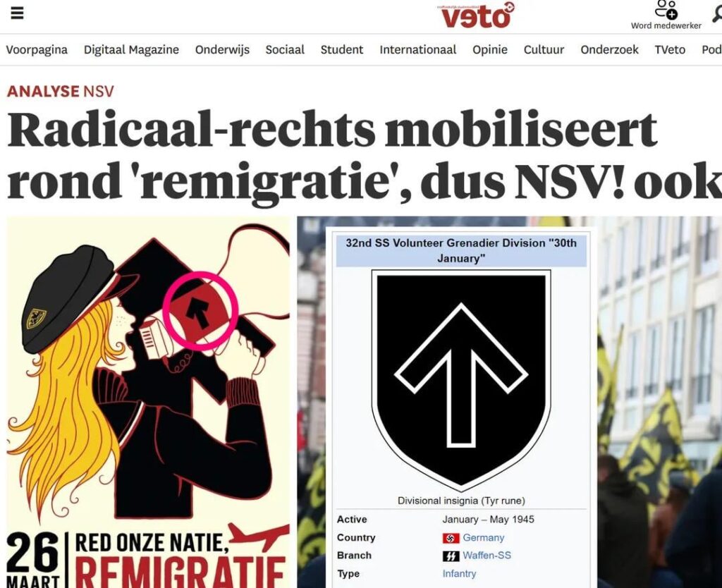 Anyone know why NSV is openly allowed to use nazi logos and is still allowed to hold far right riots?