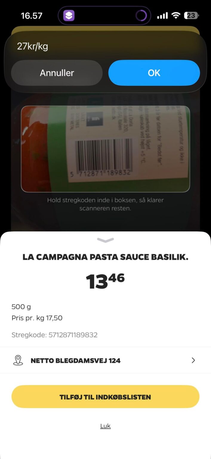 Misleading prices in Netto