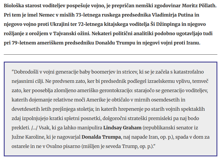 The legendary Predin is right: The older, the crazier.