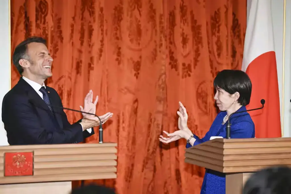 japan france takaichi macron