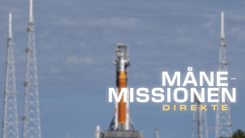 Public service announcement: follow the launch of the Artemis space rocket to the moon live on DR.