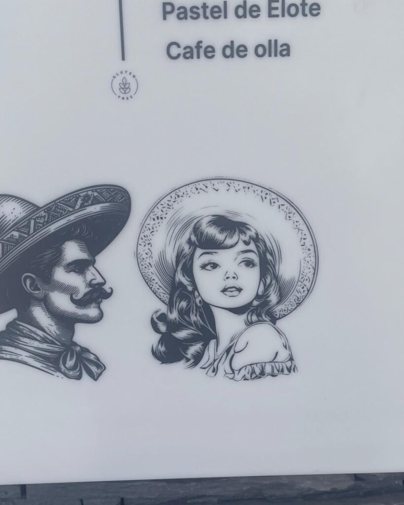 Was walking around parque del retiro and i came across a Mexican restaurant whose mascot is Mexican gigachad