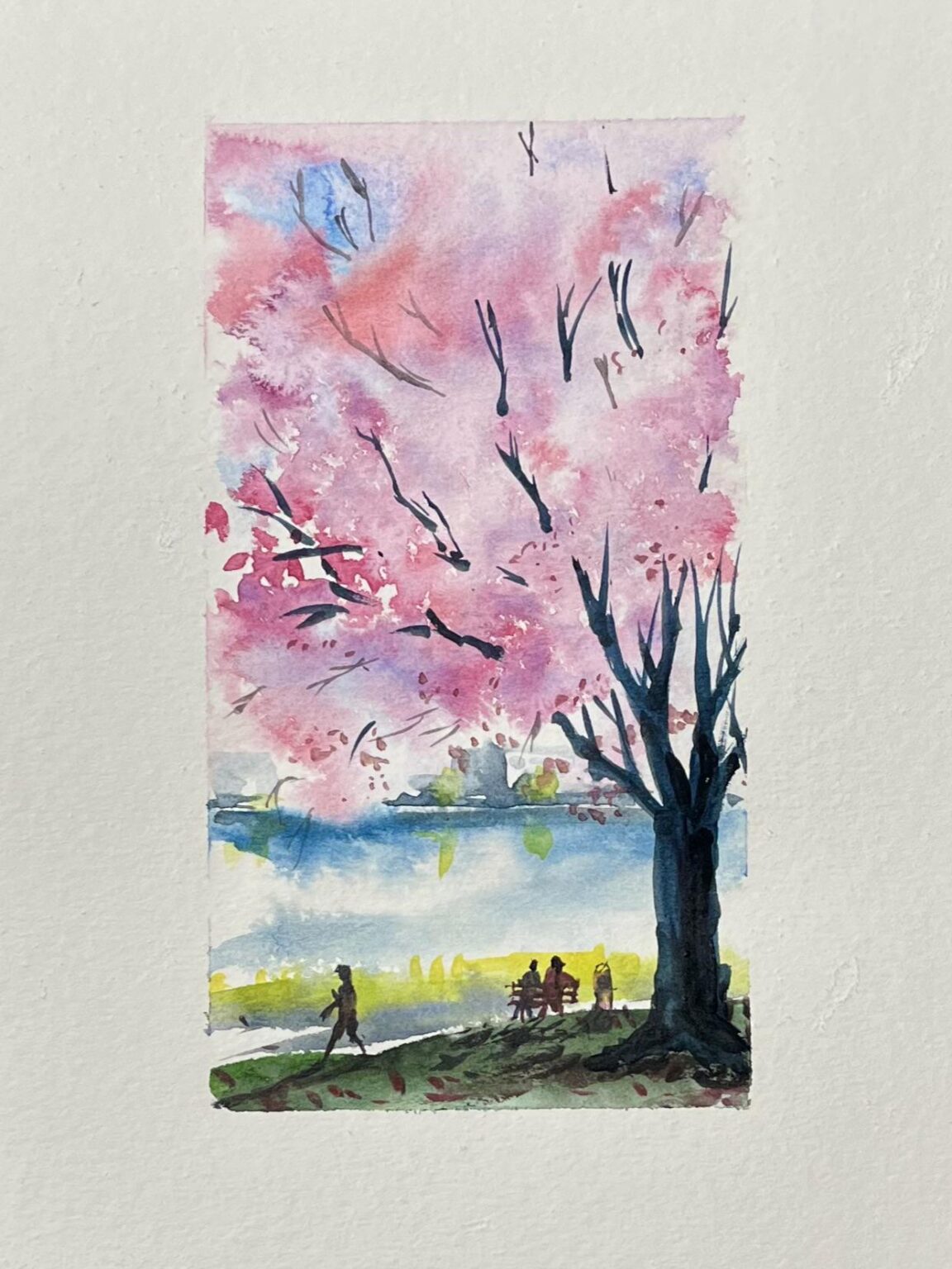 This place looked so peaceful, I had to paint it 🎨 This place looked so peaceful, I had to paint it 🎨