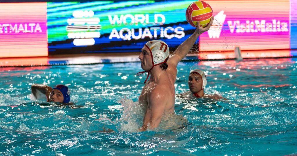 Men’s Division II Water Polo Tournament I Montenegro survives early scare in spectacular 36-goal final