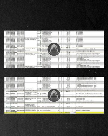 Production planning spreadsheet from leaked data showing orders across multiple nuclear power plant projects. (Source: CyberLegion) Production planning spreadsheet from leaked data showing orders across multiple nuclear power plant projects. (Source: CyberLegion)