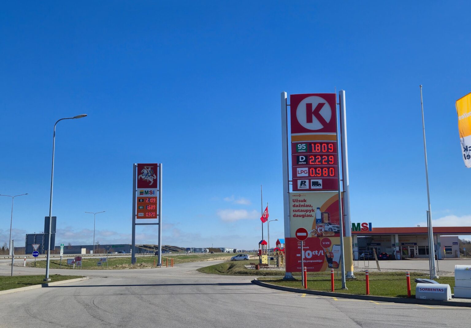 Gas stations peice differences