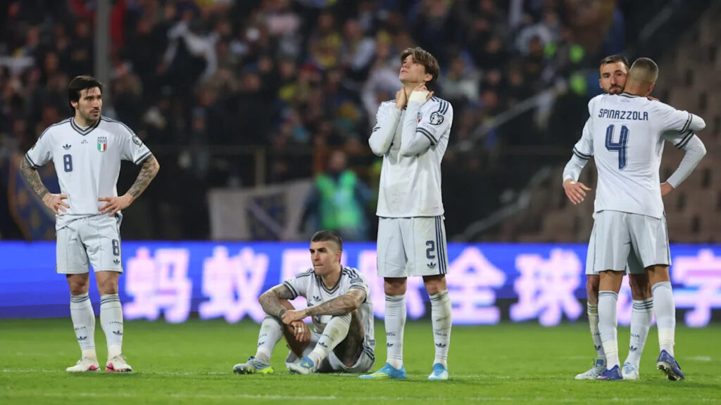Italy Miss Third Straight World Cup After Playoff Defeat to Bosnia