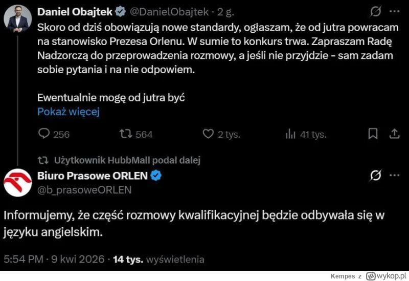 Orlen vs Obajtek