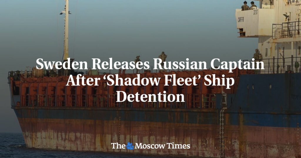Sweden Releases Russian Captain After ‘Shadow Fleet’ Ship Detention