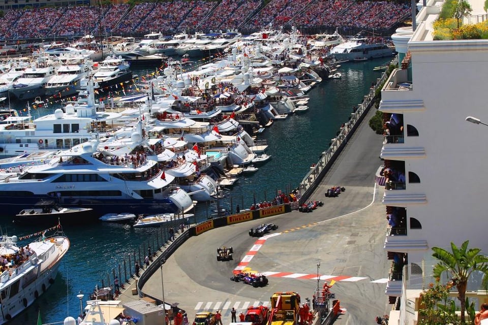 Monaco Grand Prix Trackside Yachts