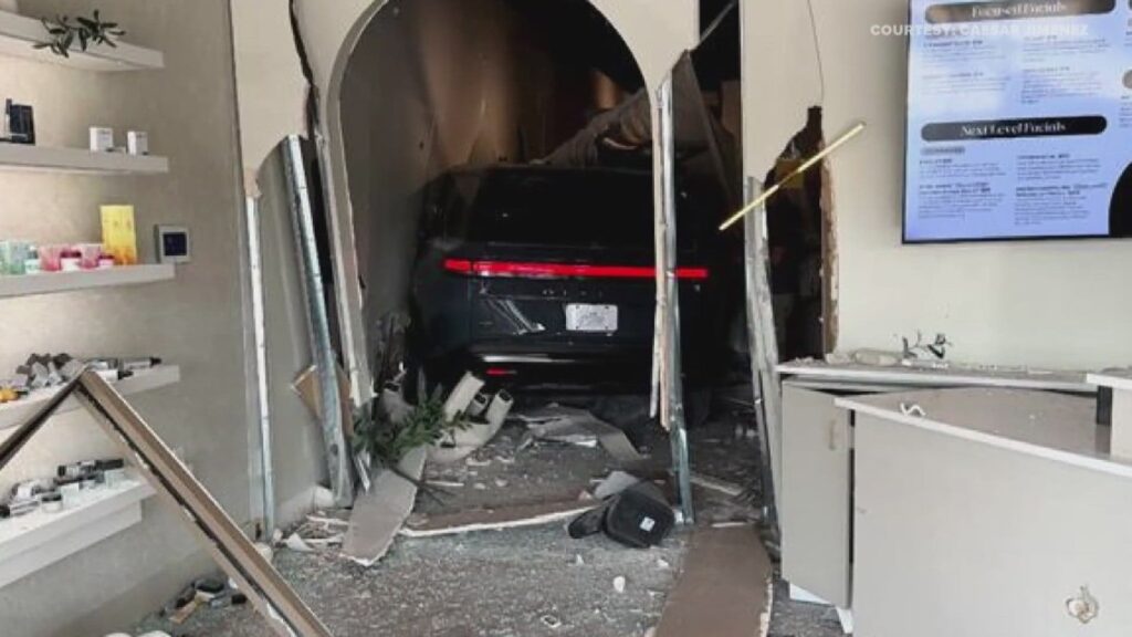 Car crashes into Tarrytown spa, injuring employee and damaging neighboring business