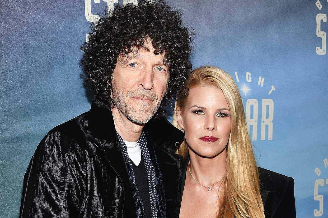 Howard and Beth Stern on March 24, 2016 in New York City.Credit: Dimitrios Kambouris/Getty