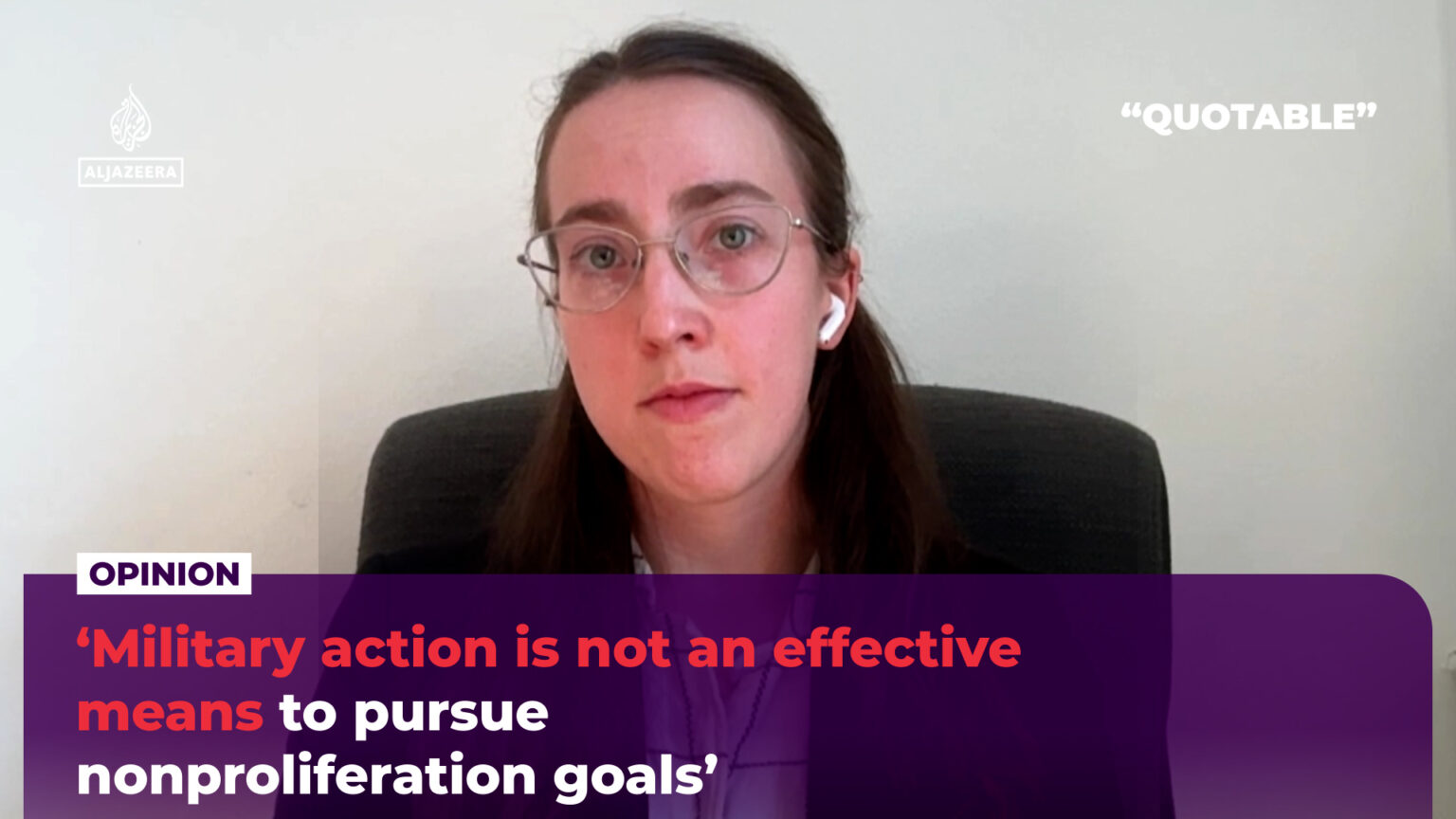 ‘Military action is not an effective means to pursue nonproliferation’ | Nuclear Weapons News ‘Military action is not an effective means to pursue nonproliferation’ | Nuclear Weapons News