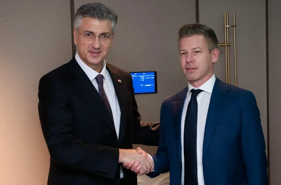 Andrej Plenkovic and Péter Magyar Croatia