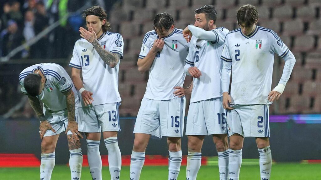 Italy misses out on FIFA World Cup for third time in a row after Playoff shootout loss to Bosnia and Herzegovina