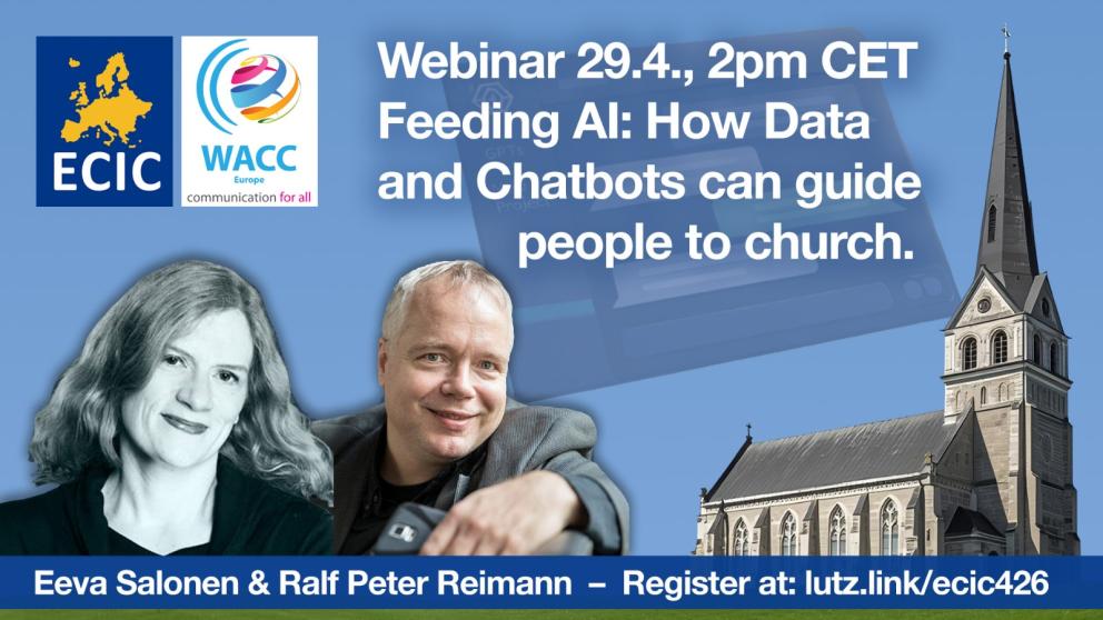 Webinar “Feeding AI: How Data and Chatbots Can Guide People to Church” Webinar “Feeding AI: How Data and Chatbots Can Guide People to Church”