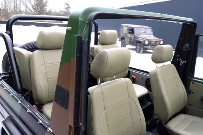 EMC's One-Off 1991 NATO Camo G-Wagen Wolf interior seats