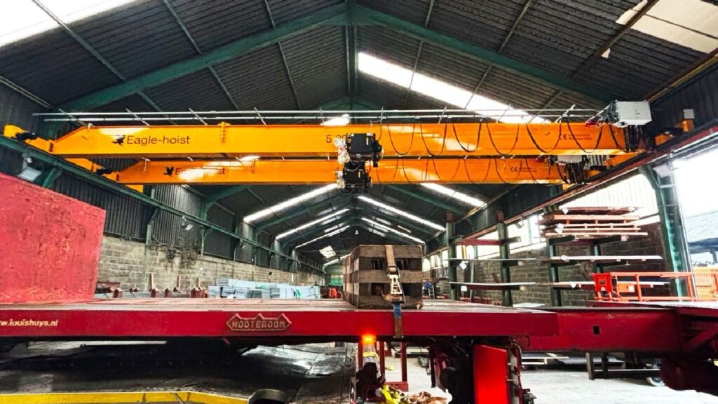 Novocrane supplies lifting system for Eagle Hoist’s Belgium facility Novocrane supplies lifting system for Eagle Hoist’s Belgium facility
