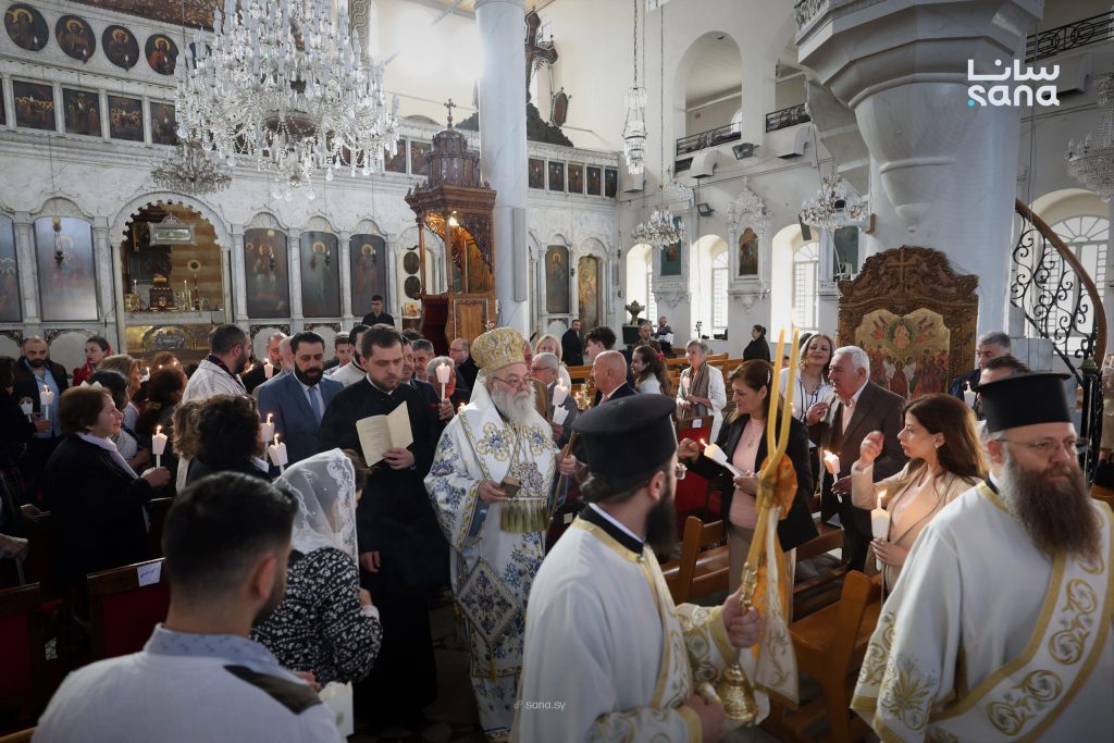 Eastern calendar Christians hold Easter prayers across Syria