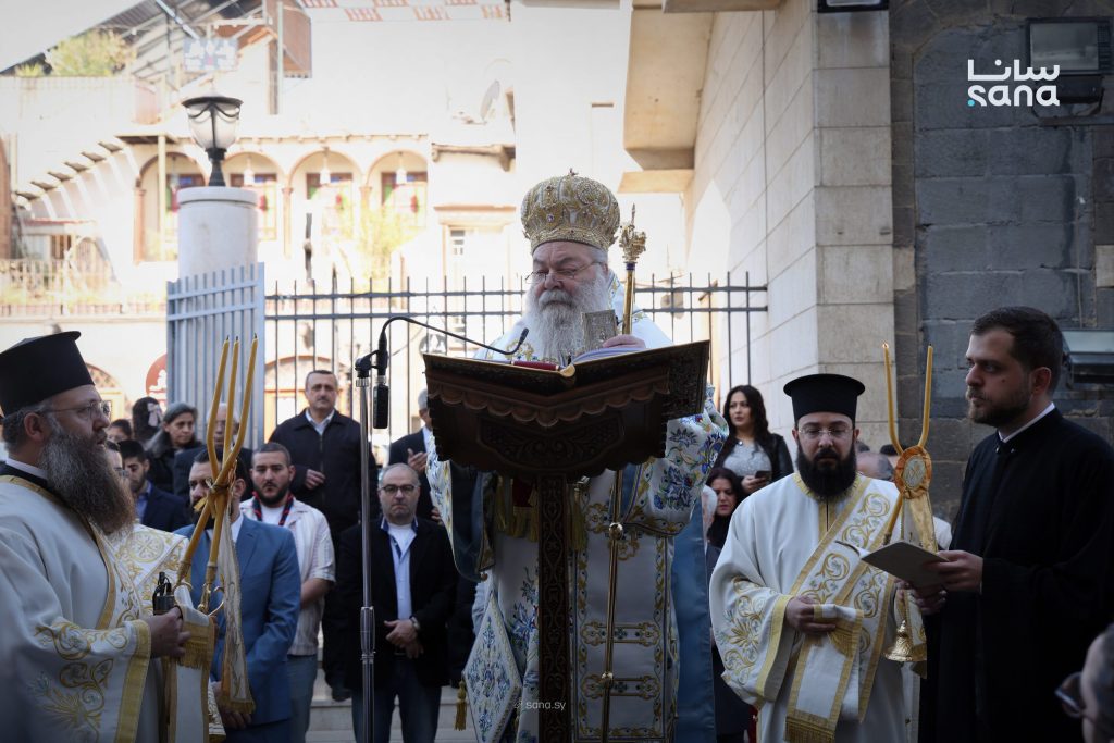 Eastern calendar Christians hold Easter prayers across Syria