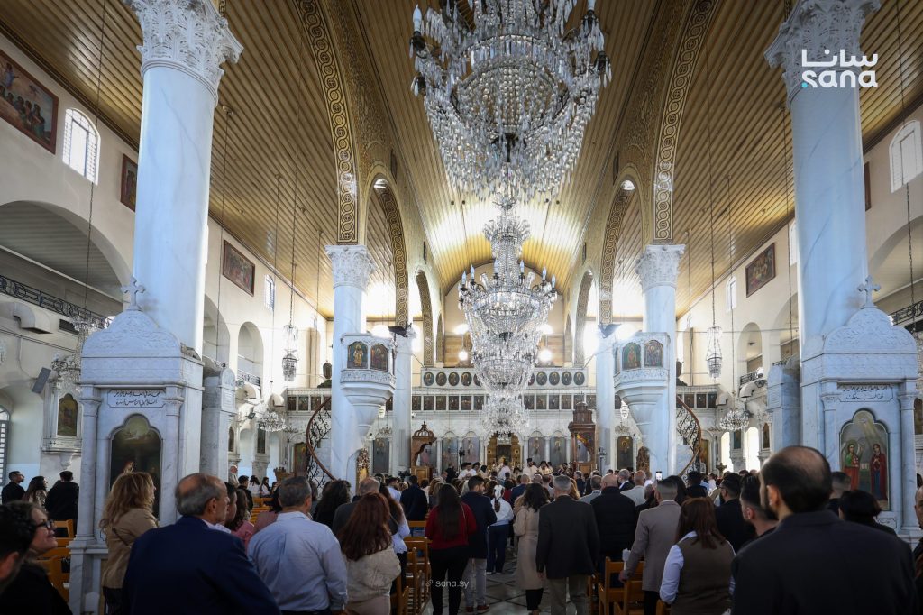 Eastern calendar Christians hold Easter prayers across Syria