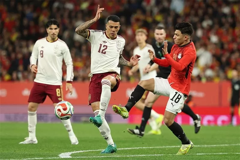 Egypt and Spain draw in World Cup warm-up