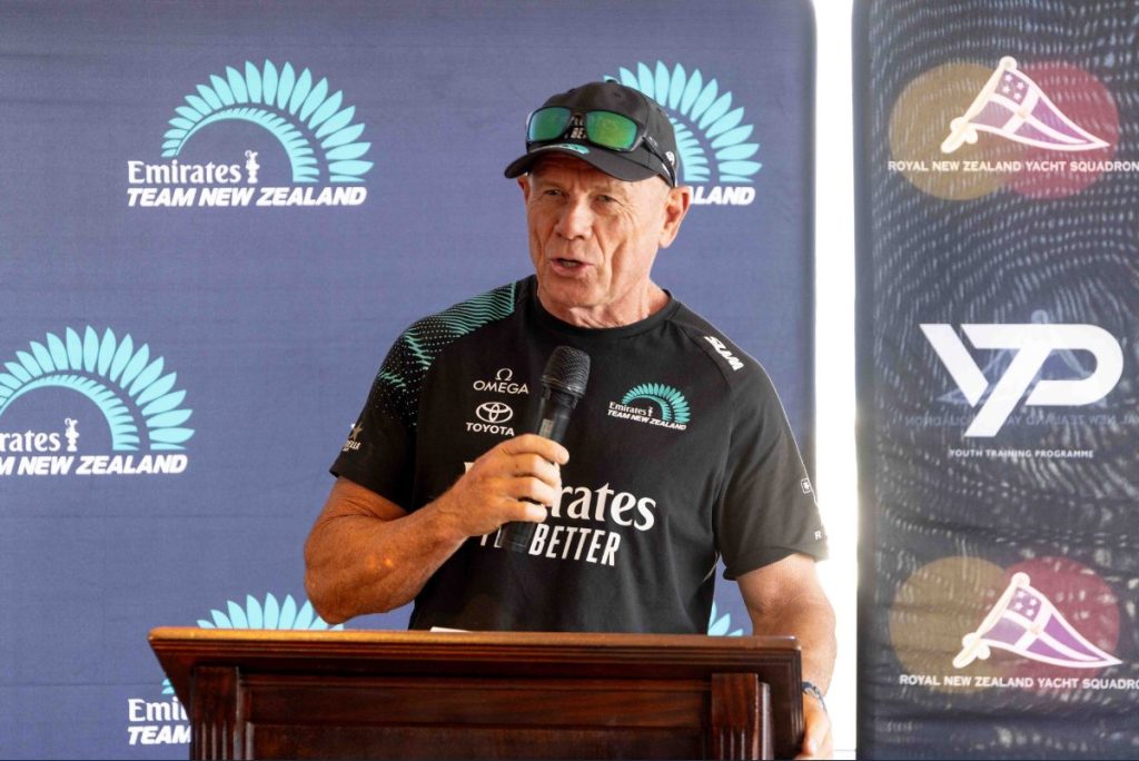 Grant Dalton / Emirates Team New Zealand. // Photo credit: Suellen Hurling / Live Sail Die