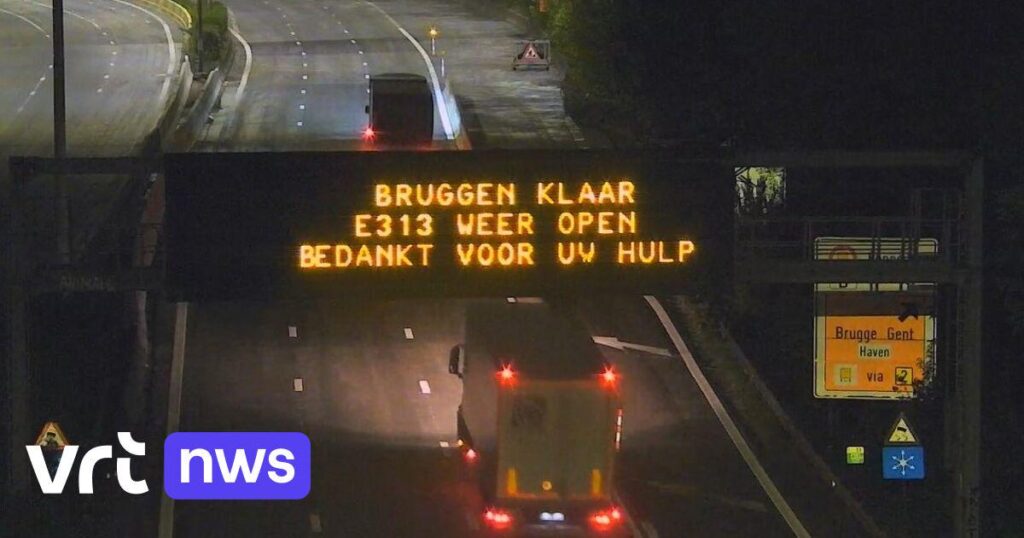 Expected traffic chaos on E313 didn't materialize during closure of highway