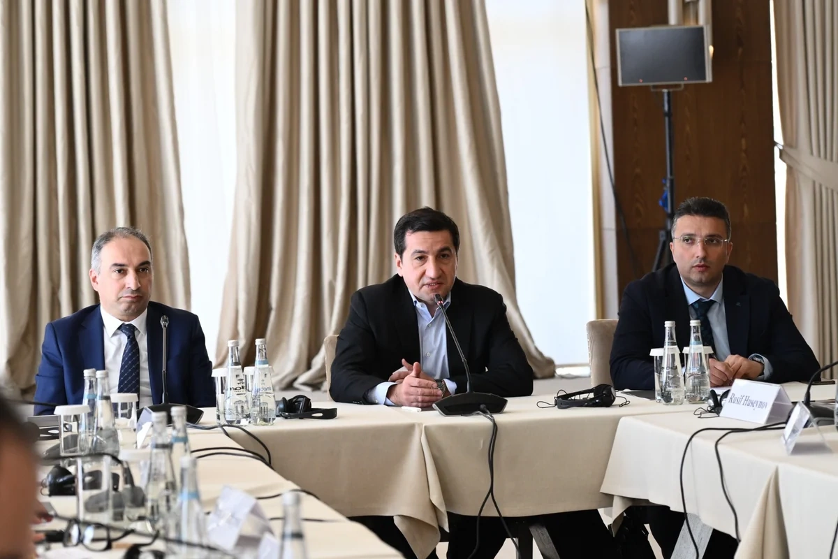 Hikmet Hajiyev met with representatives of civil society of Azerbaijan and Armenia
