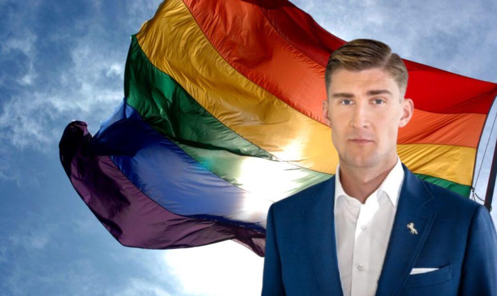 Snorra enough invited - "The school library was all covered in rainbow flags the size of rainbows"