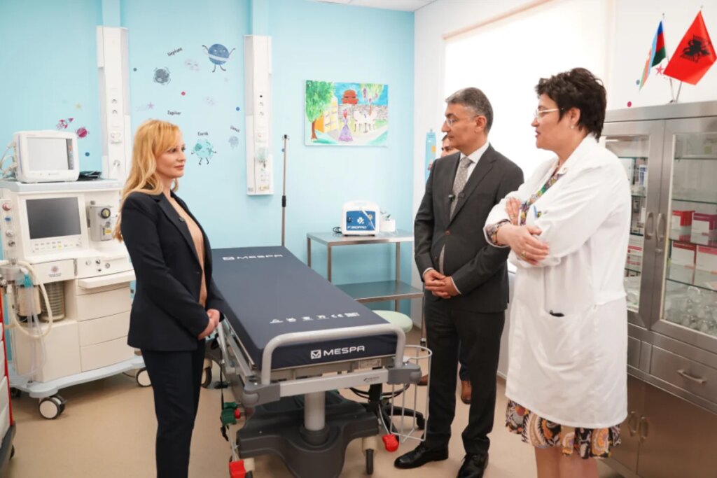 Pediatric sedation room opened at hospital center in Albania on initiative of Leyla Aliyeva