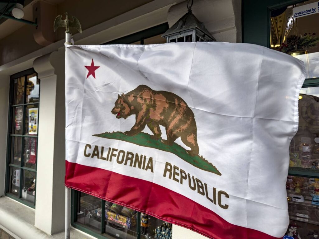 California’s chief technology officer stepped down California flag
